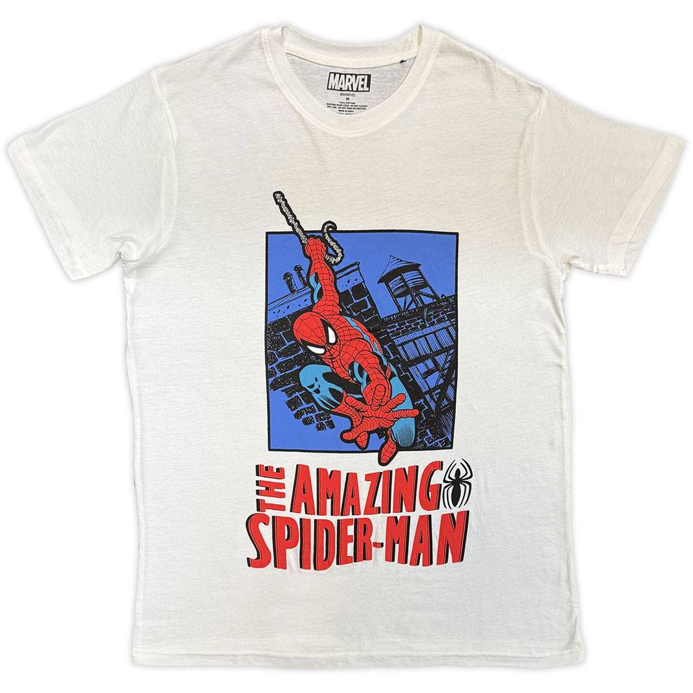 Marvel - The Amazing SpiderMan Lunge Herren TShirt - WeiÃŸ
